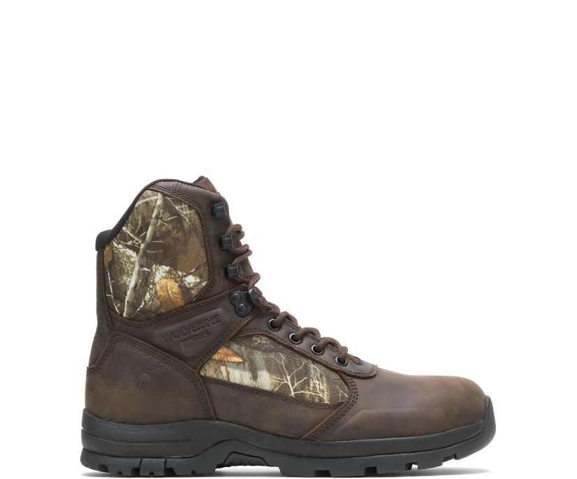 Bottes de Travail Wolverine Manistee 8" Homme - Marron/Camouflage (PAU120348)